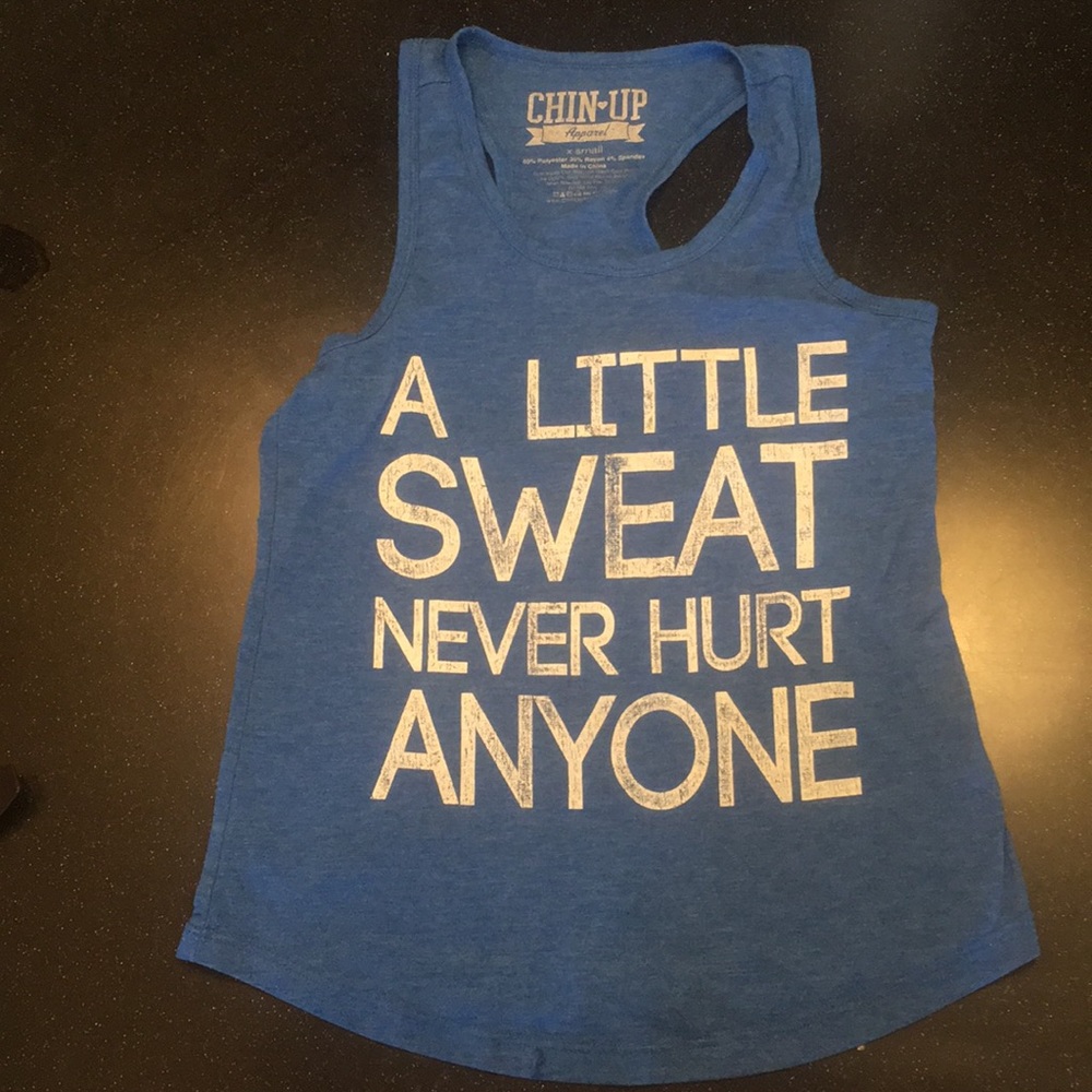 DISCOUNTED CHIN-UP TANK TOP